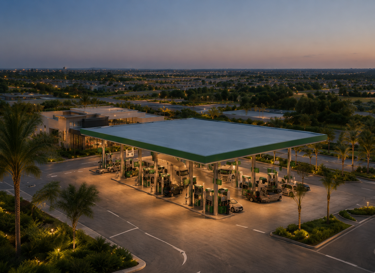 Wataneya fuel station site