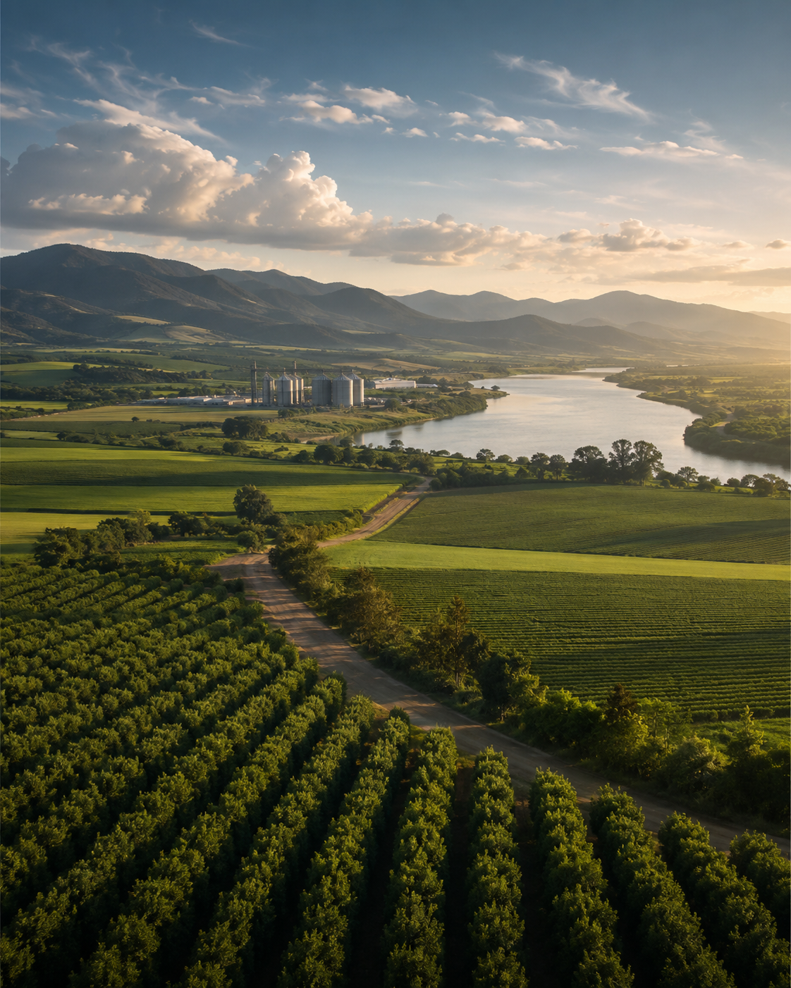 Reclaimed agricultural land